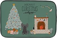 Vista 257 de Caroline's Treasures CK7824DDM - Tapete absorbente para secado de platos con diseño de bulldog inglés, rojo y blanco, para encimera de cocina, 14 x