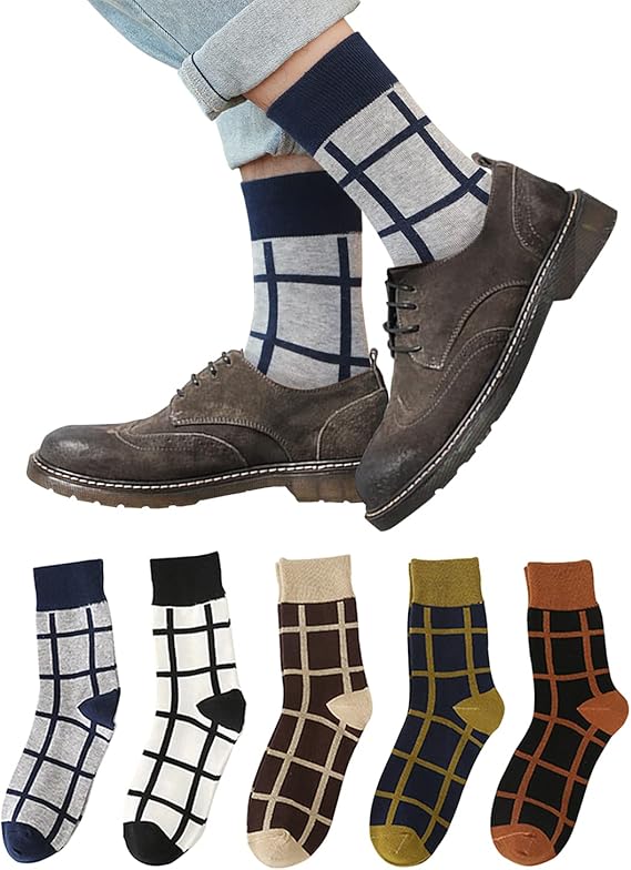 靴下 メンズ カジュアルソックス 春夏用 スポーツソックス おしゃれ チェック柄ソックス 5足セット 綿 通気吸汗 薄手 クルーソックス 春 宅配便配送 靴下 メンズ カジュアルソックス 春夏用 スポーツソックス おしゃれ チェック柄ソックス 5足セット 綿 通気吸汗 薄手 クルーソックス 春 宅配便配送