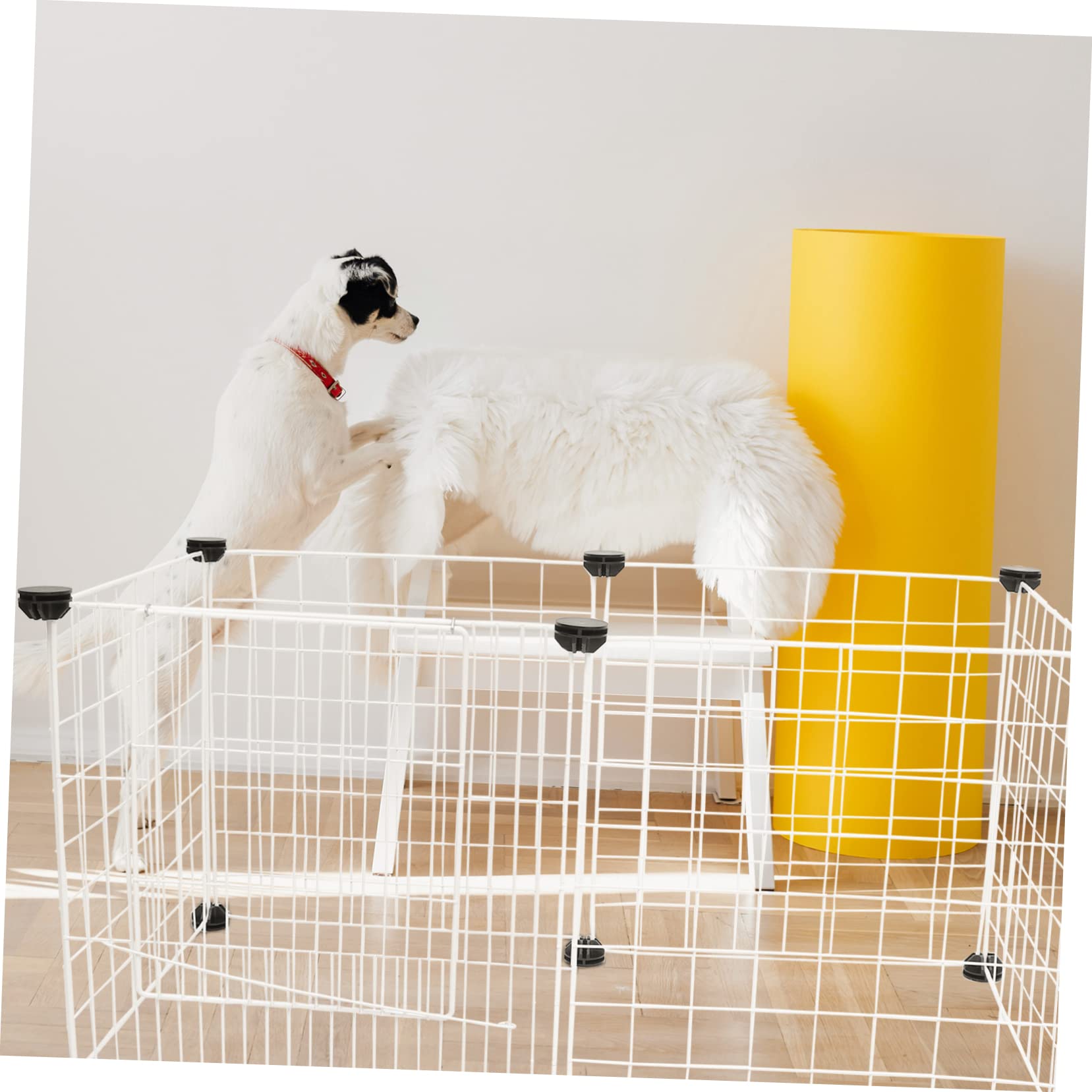 Amazon | POPETPOP 1 セット ペット フェンス 屋外 犬 犬小屋 