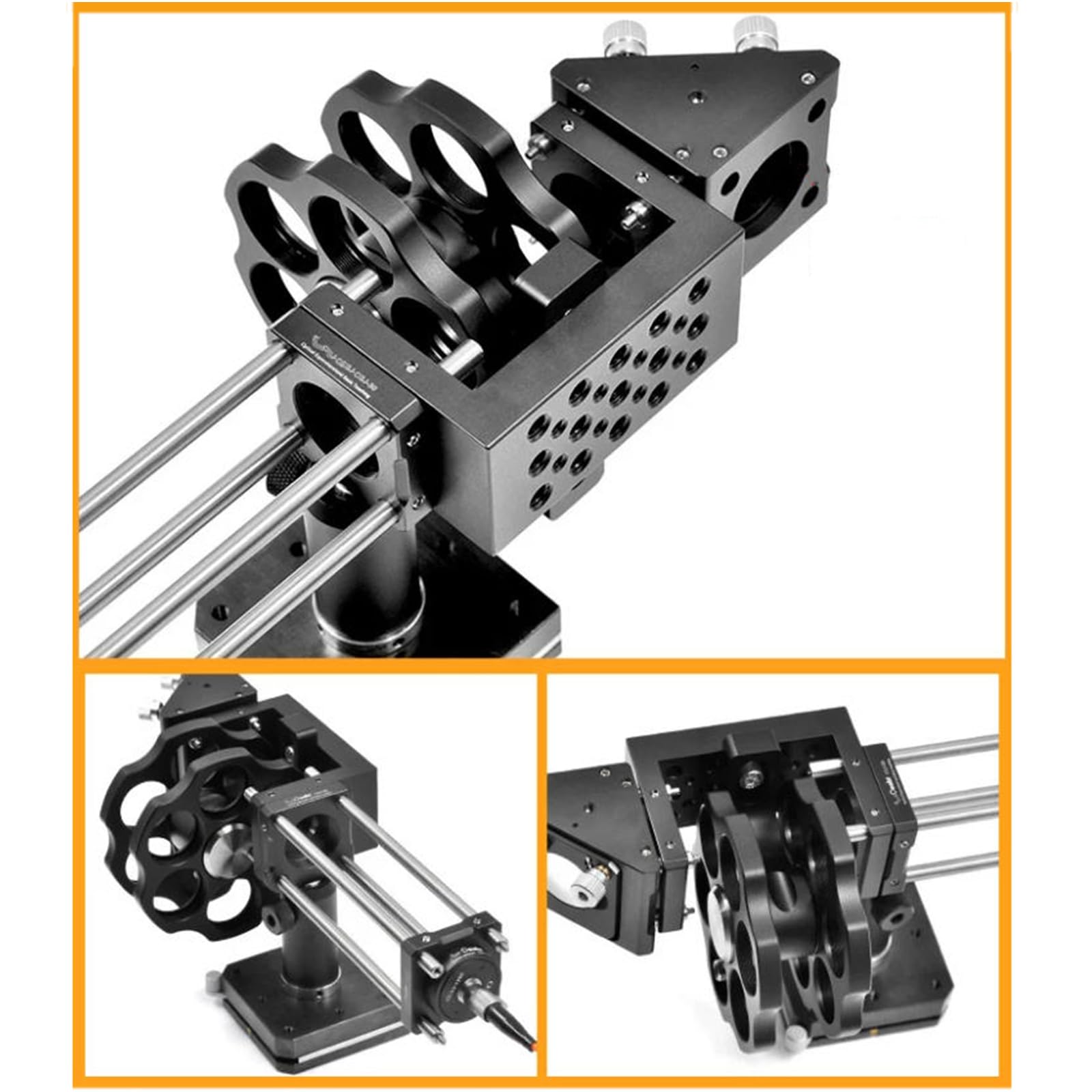 2,5 cm Koaxial-Filterradhalterung mit 6 Positionen und SM1-Gewindelöchern, drehbare optische Laborausrüstung für Forschungsanwendungen