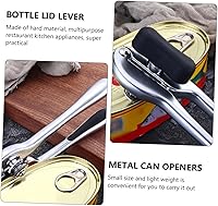 Vista 3 de Abrelatas de cocina, abridor de herramientas para abrebotellas de latas, removedor de tapa, removedor de latas, palanca de tapa de botella, 1 ud