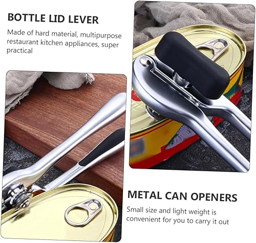 Miniatura 3 de Abrelatas de cocina, abridor de herramientas para abrebotellas de latas, removedor de tapa, removedor de latas, palanca de tapa de botella, 1 ud