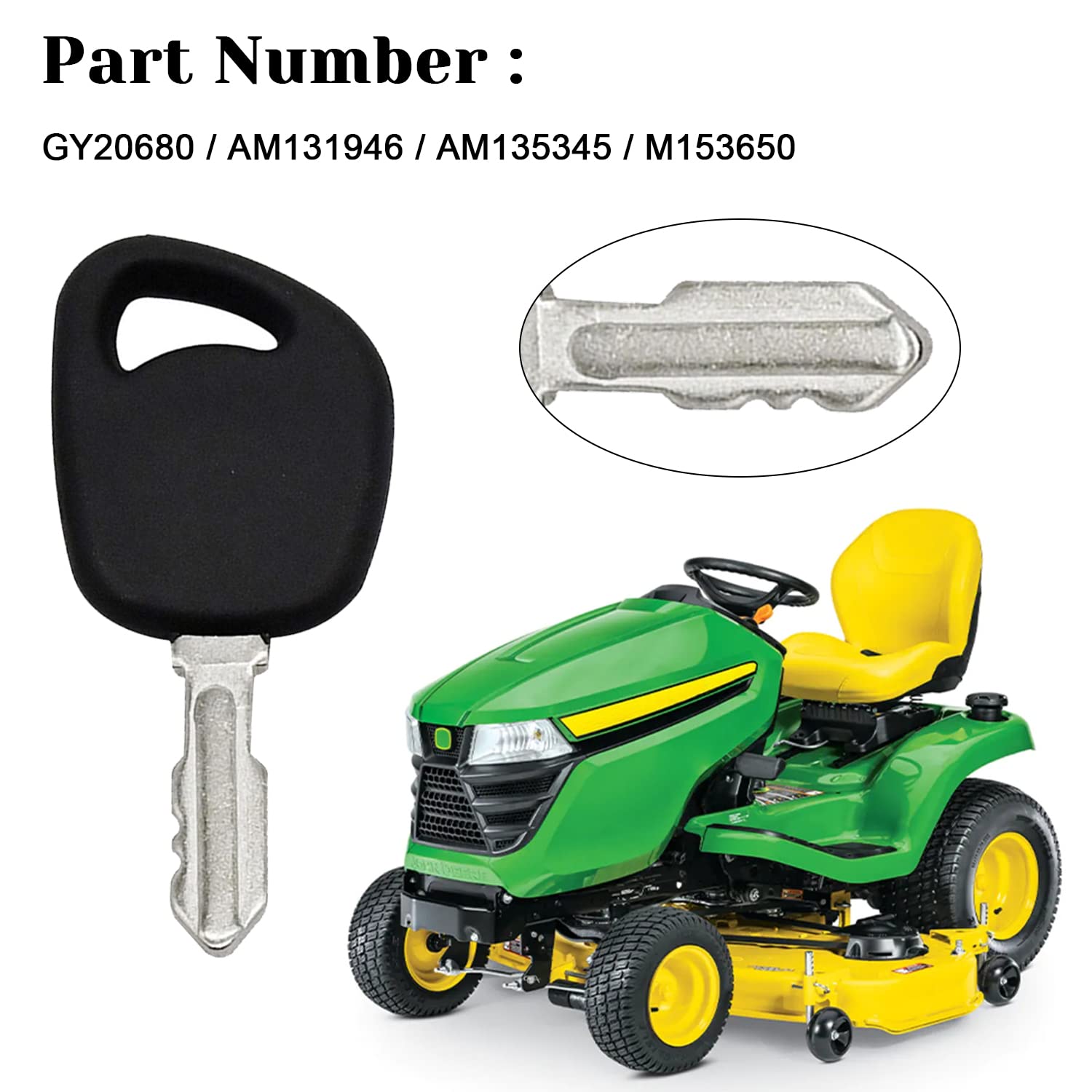 Lot De 5 Clés De Contact Pour Tondeuse à Gazon Husqvarna, John Deere Et Autres - Modèles GY20680, AM123426, Etc. Référence GY20680 AM123426 Lot De 5 Clés De Contact Pour Tondeuse à Gazon Husqvarna, John Deere Et Autres - Modèles GY20680, AM123426, Etc. Référence GY20680 AM123426