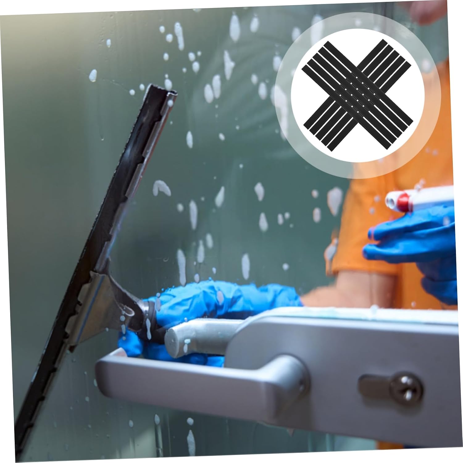 10pcs Frameless Windshield Wiper Inserts Durable Strips for Auto Windshield Cleaning Nonscratch Replacement Blades for Smooth Surface Care