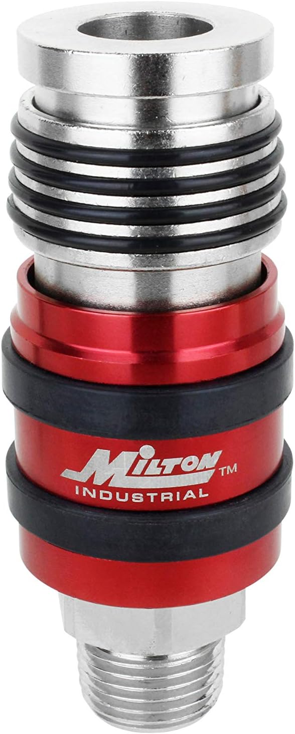 Milton 1774: 1/2 Safety Exhaust Coupler, 1/2 Mnpt