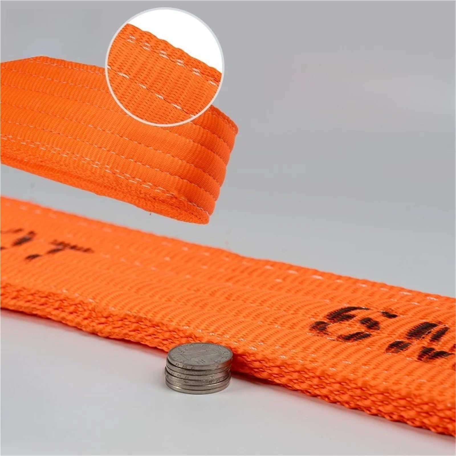 Bandschlingen Multi-Tonnen-Flachhebegurt, Industrieanhänger-Rigging-Gurt, Szeneneinsatz | 3T 100x6x0.9cm 1pcs