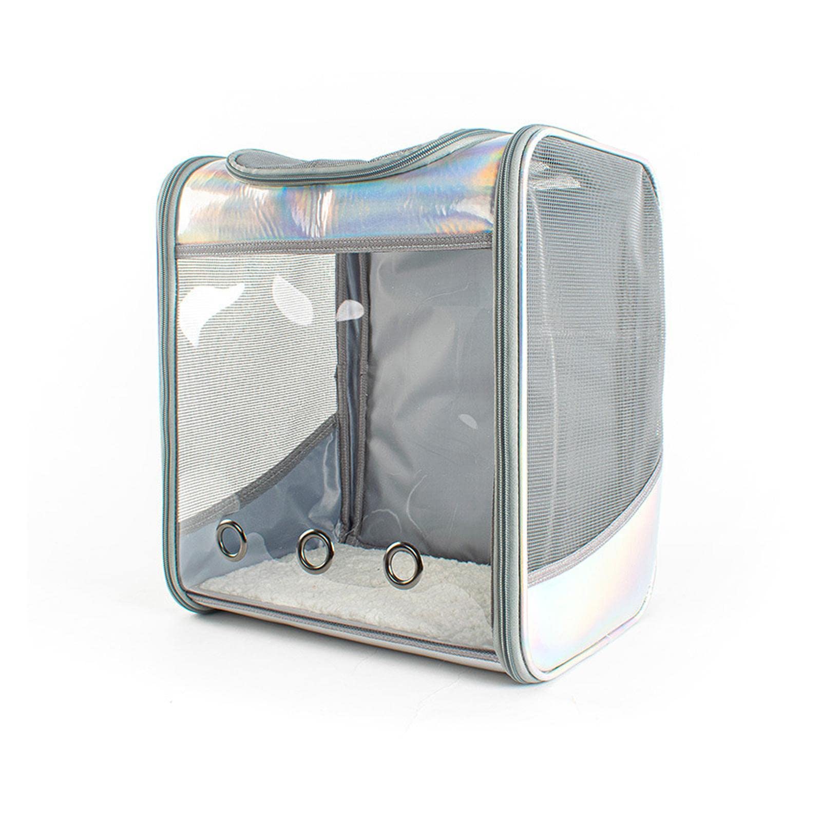 Mochila para Gatos, Portador de Mochila para Gatos - Mochila plegable transparente transpirable para gatos, transportador de viaje para mascotas,Portador de mascotas Mochila para gatos Portador de via