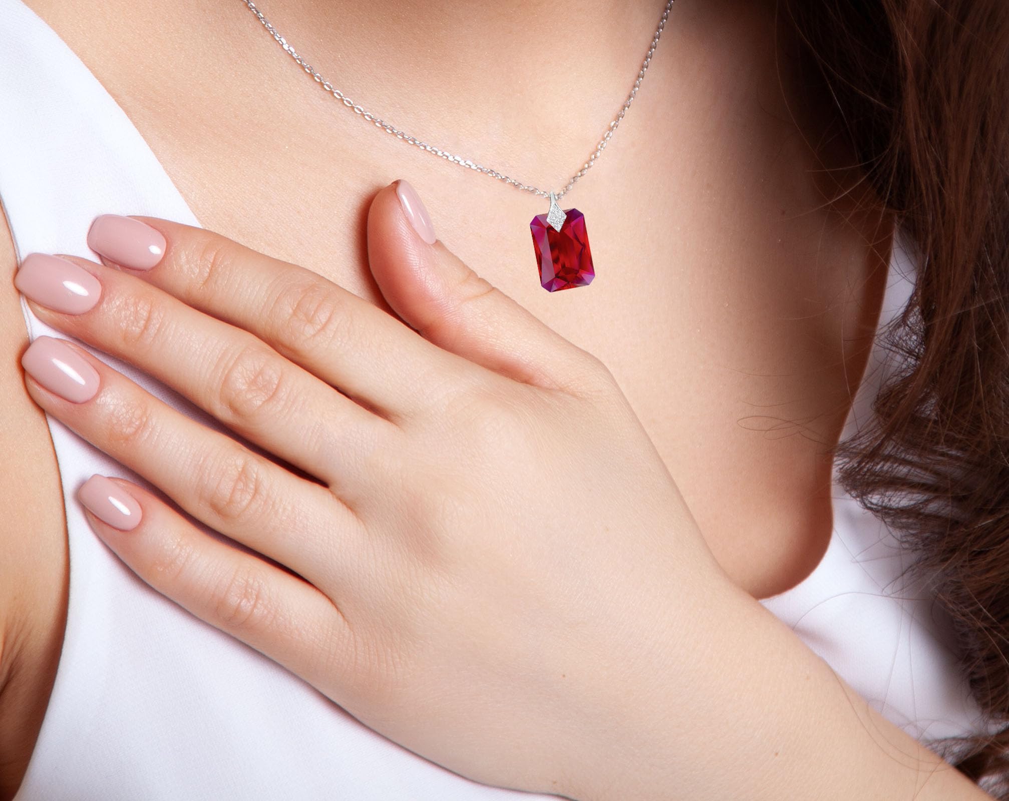 Modeschmuck Silberne Hängende Ohrringe und Halskette Schmuckset Silber 925 Geschenk für Freundin Damen und Mädchen Premium Schmuck Set für Damen