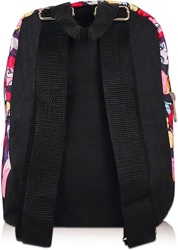 Miniatura 5 de Fast Forward My Little Pony Mini mochila para adolescentes, mochila de lona de 10 pulgadas My Little Pony con bolsillo frontal y marcapáginas,