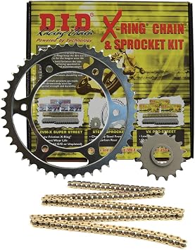 D.I.D DKH-008G 530ZVM-X Gold Chain and 16/42T Sprocket Kit