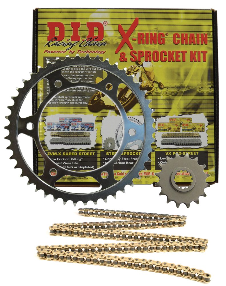 Amazon.com: D.I.D. (DKS-015G 530ZVM-X Gold Chain and 18/43T