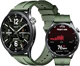 XIAOMI Watch S5 46mm, Smartwatch for Men and Women, 1.48" AMOLED, Fitness Tracker with Heart Rate/Sleep Monitoring, 21 days battery life, 150+ sports modes, dual-band GPS, NFC, Android&iOS, Green - 1