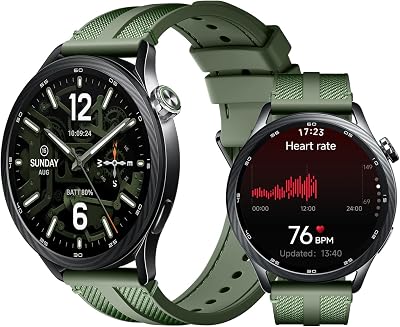 XIAOMI Watch S5 46mm, Smartwatch für Damen/Herren, 1,48″ AMOLED, Fitness-Tracker mit Herzfrequenz- und Schlafüberwachung, 21 Tage Akku, 150+ Sportmodi, Dualband-GPS, NFC, Android&iOS, Jungle Green