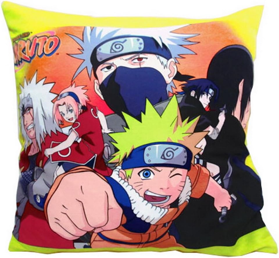 XIONGMAO Hokage Ninjia Lovely Creative Square Anime Cartoon Pattern Soft Cotton Pillow1-1