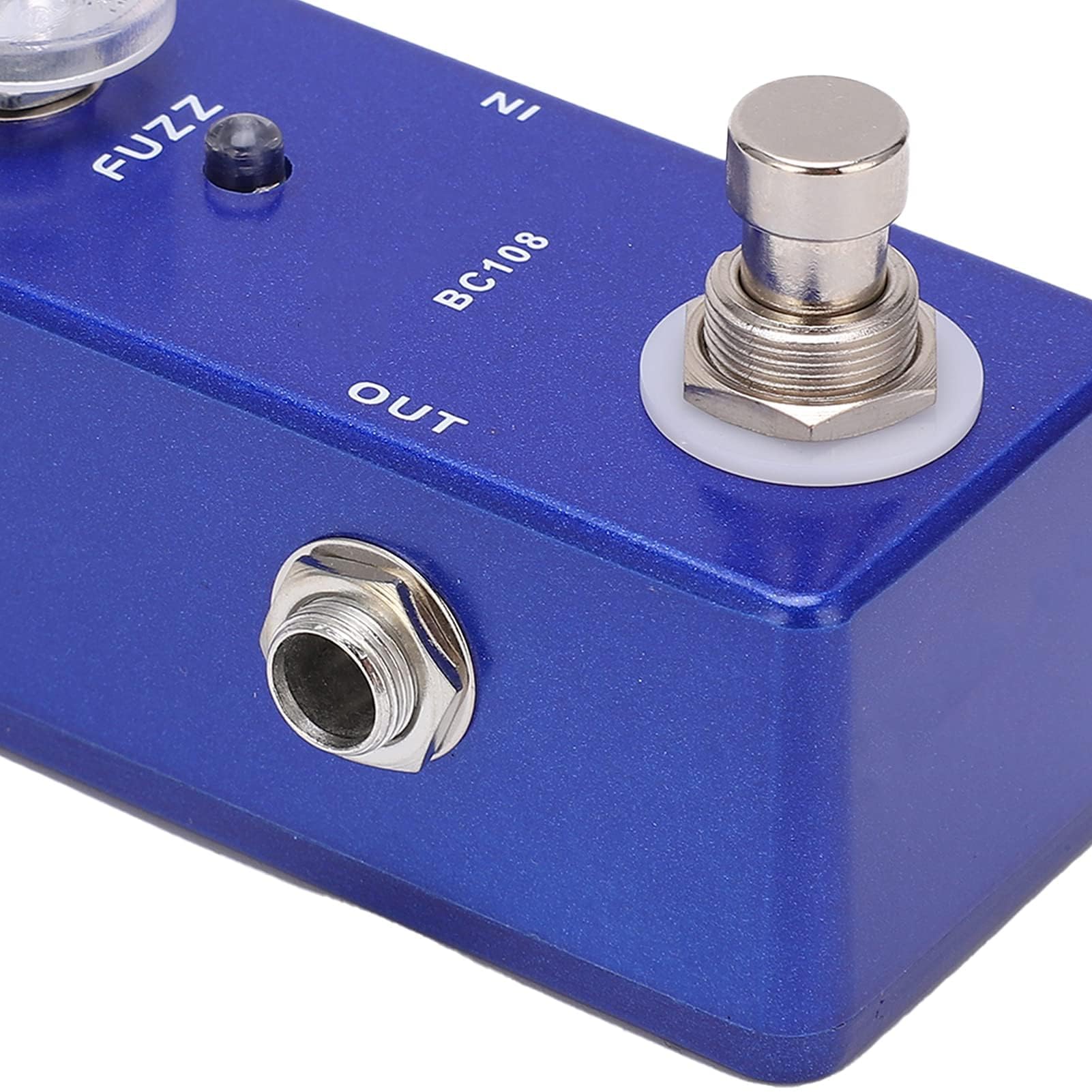 Fuzz Gitarren Effektpedal, Mini Fuzz Einzeleffekt Fuzz Pedal True Bypass Gitarrenpedal effektpedal Kompressor Tragbares Musikinstrumentenzubehör Für E-Gitarre