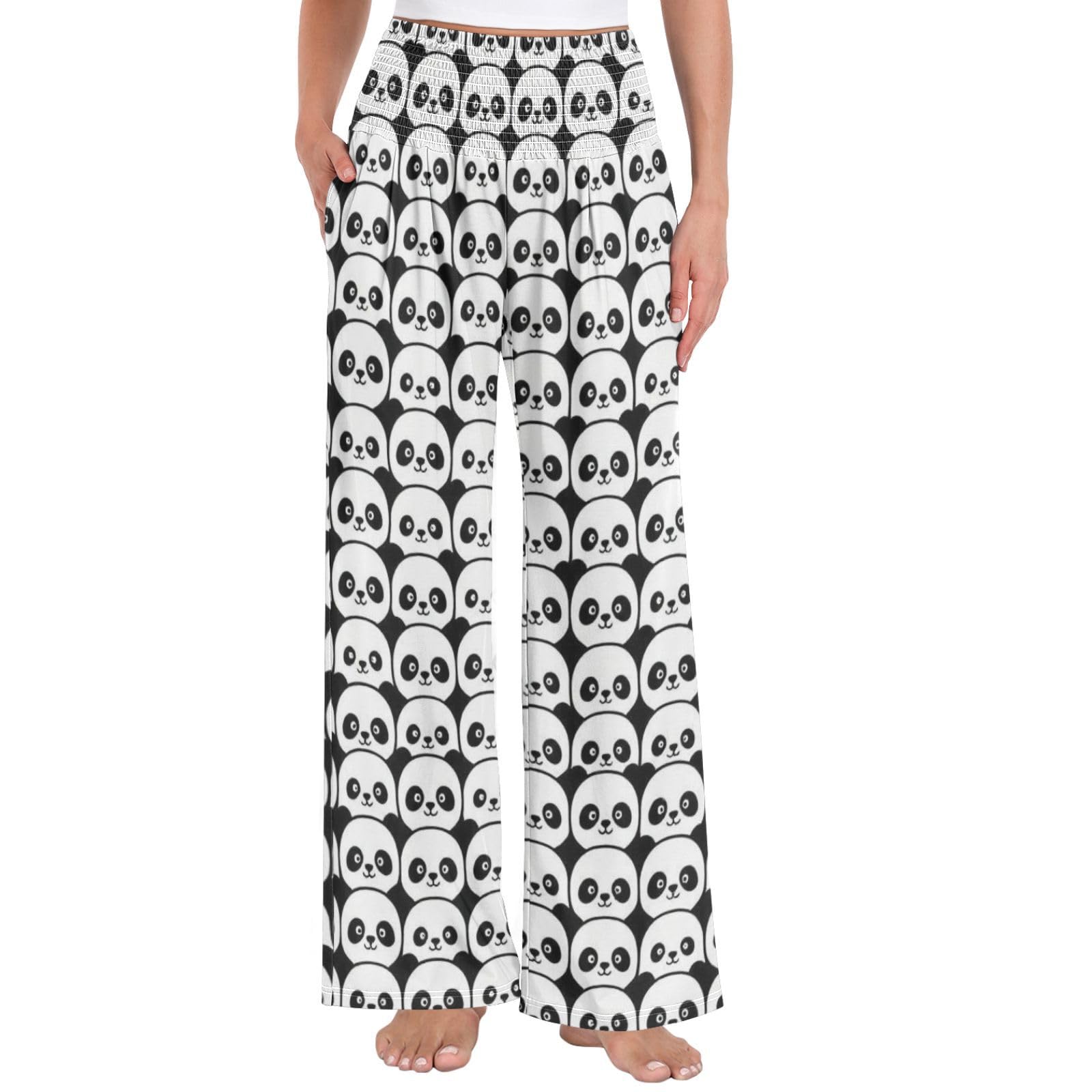 Pantalones de yoga estilo kawaii para mujer, resistentes a las arrugas, pantalones casuales de viaje