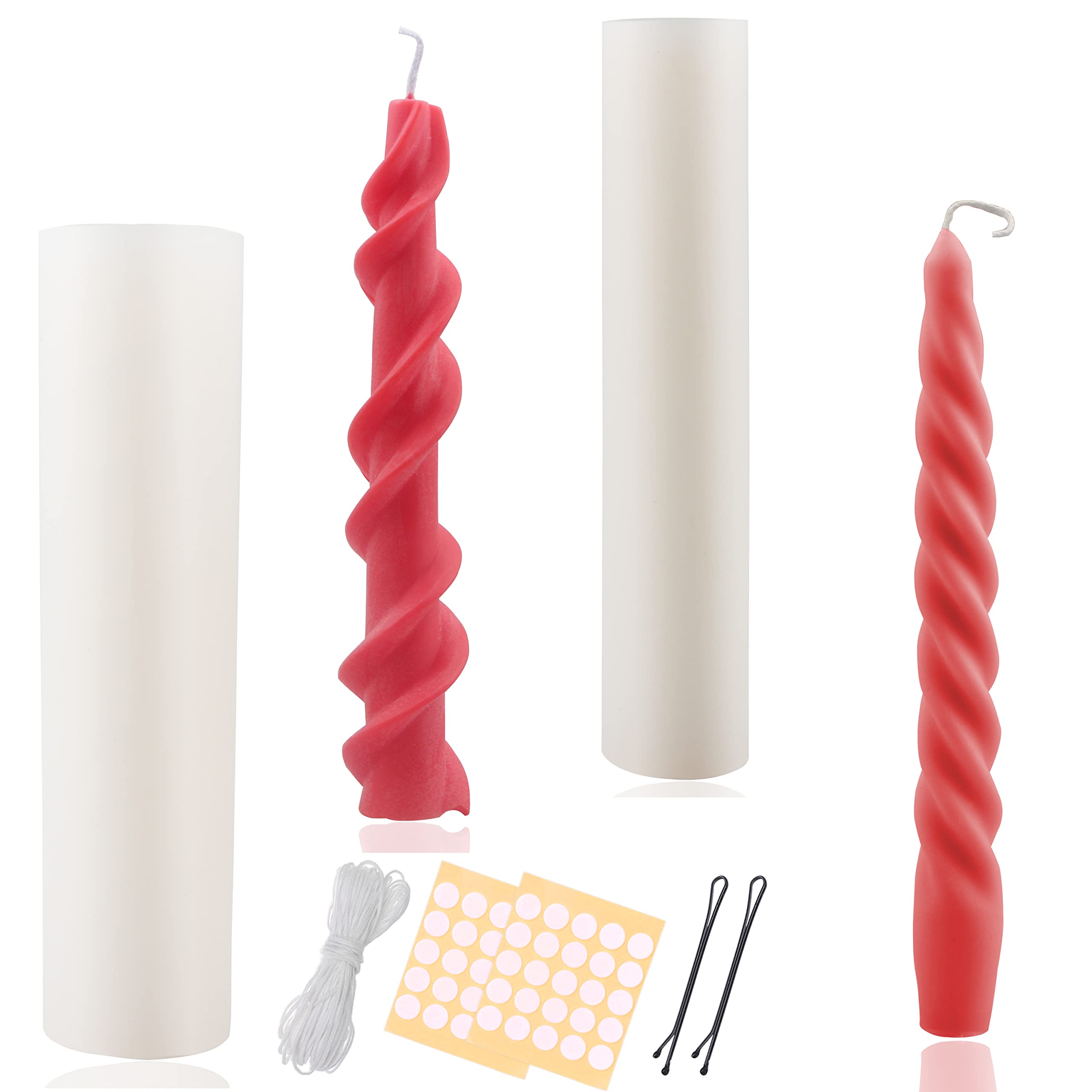 Moule bougie silicone spirale : ne ratez plus jamais vos démoulages