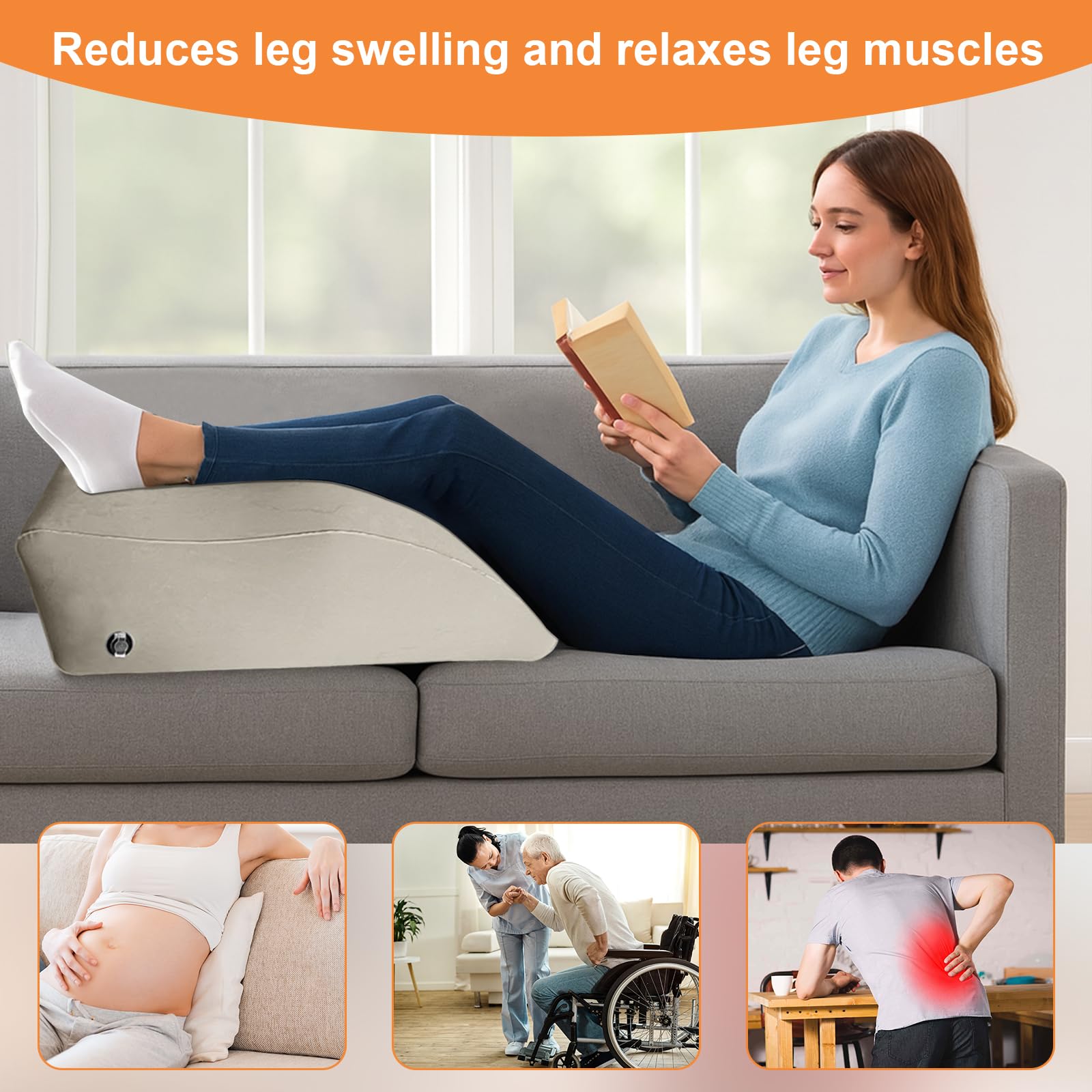 Coussin Jambes Surélevé, Coussin De Jambes Surélevé Gonflable