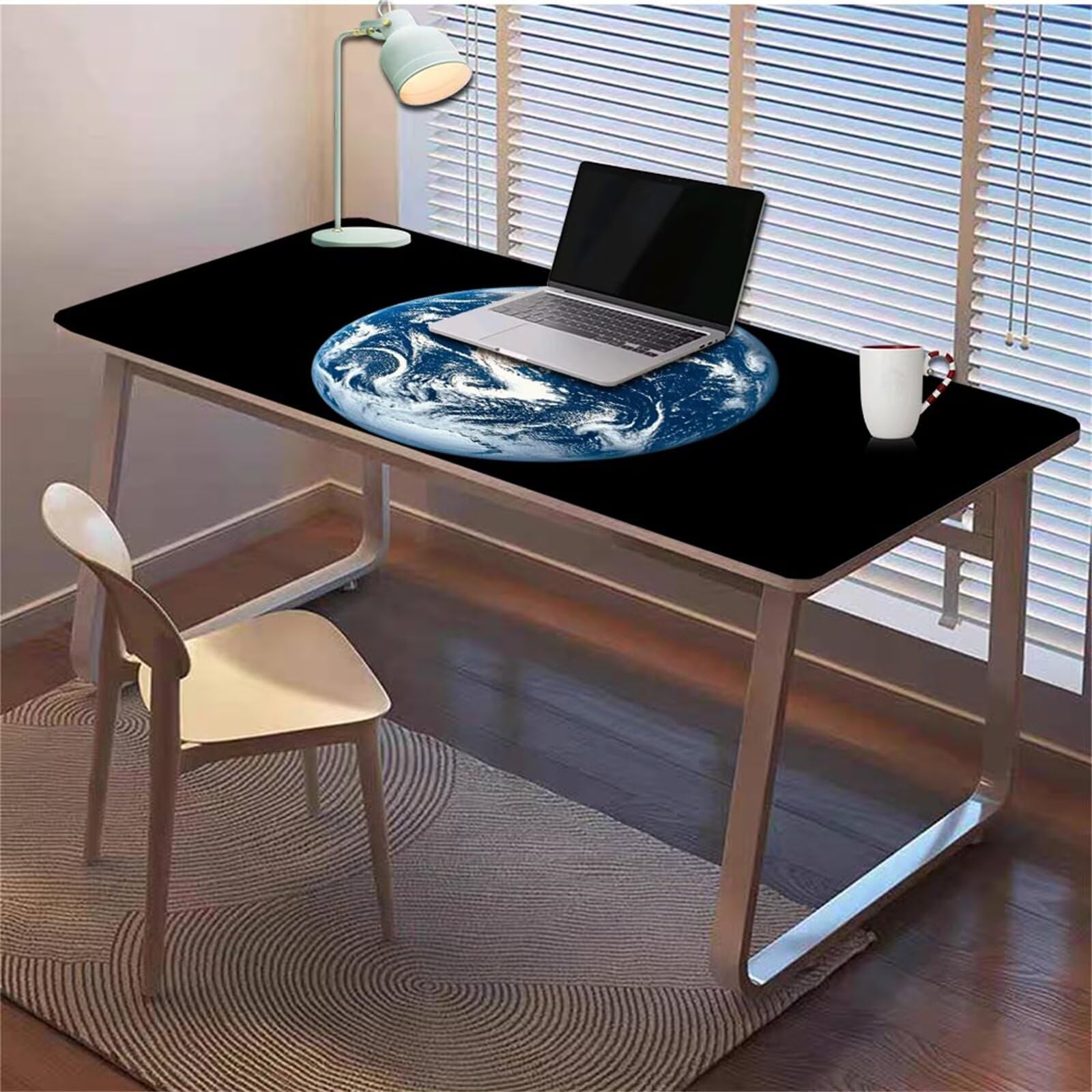 Gamingowa podkładka pod mysz 1200 x 600 x 3 mm, XXL, wodoszczelna, odporna na ścieranie, z przyszytymi krawędziami, czarna, podkładka na biurko, poprawia prędkość i precyzję pod laptopa, komputera