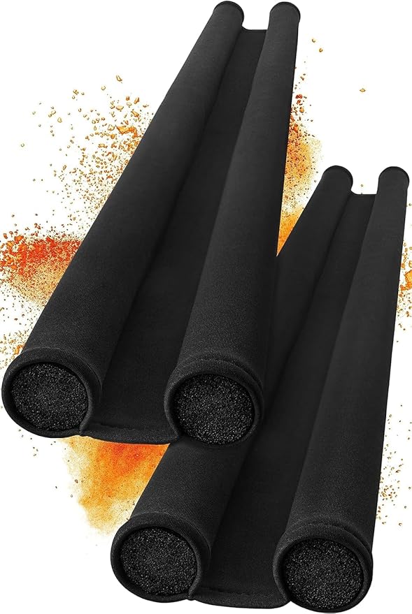Lyvanas Draught Excluder Door Set of 2-90cm Extra Dense Neoprene Draught Excluder to Save Energy - Silent & Beautiful Draught Stopper Machine Safe & Cuttable - Premium Draught Cushion