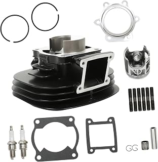 Cylinder Piston Gasket Top End Rebuild Kit Replacement for Yamaha Blaster 200 YFS 200 1988-2006