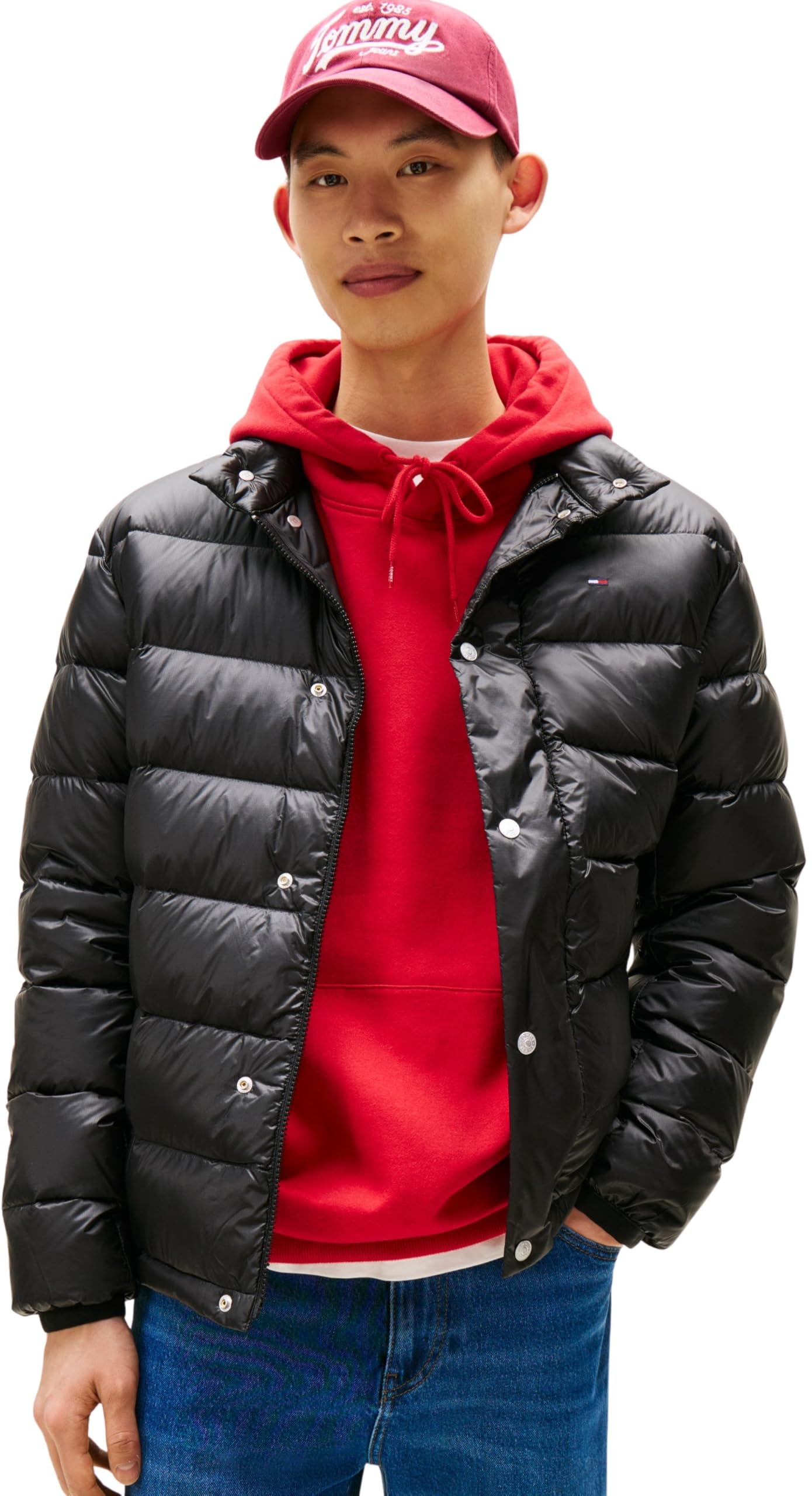 Tommy Jeans Tjm Light Down Jacket Dm0dm21937 Piumino Unisex - Adulto (Pacco da 1)