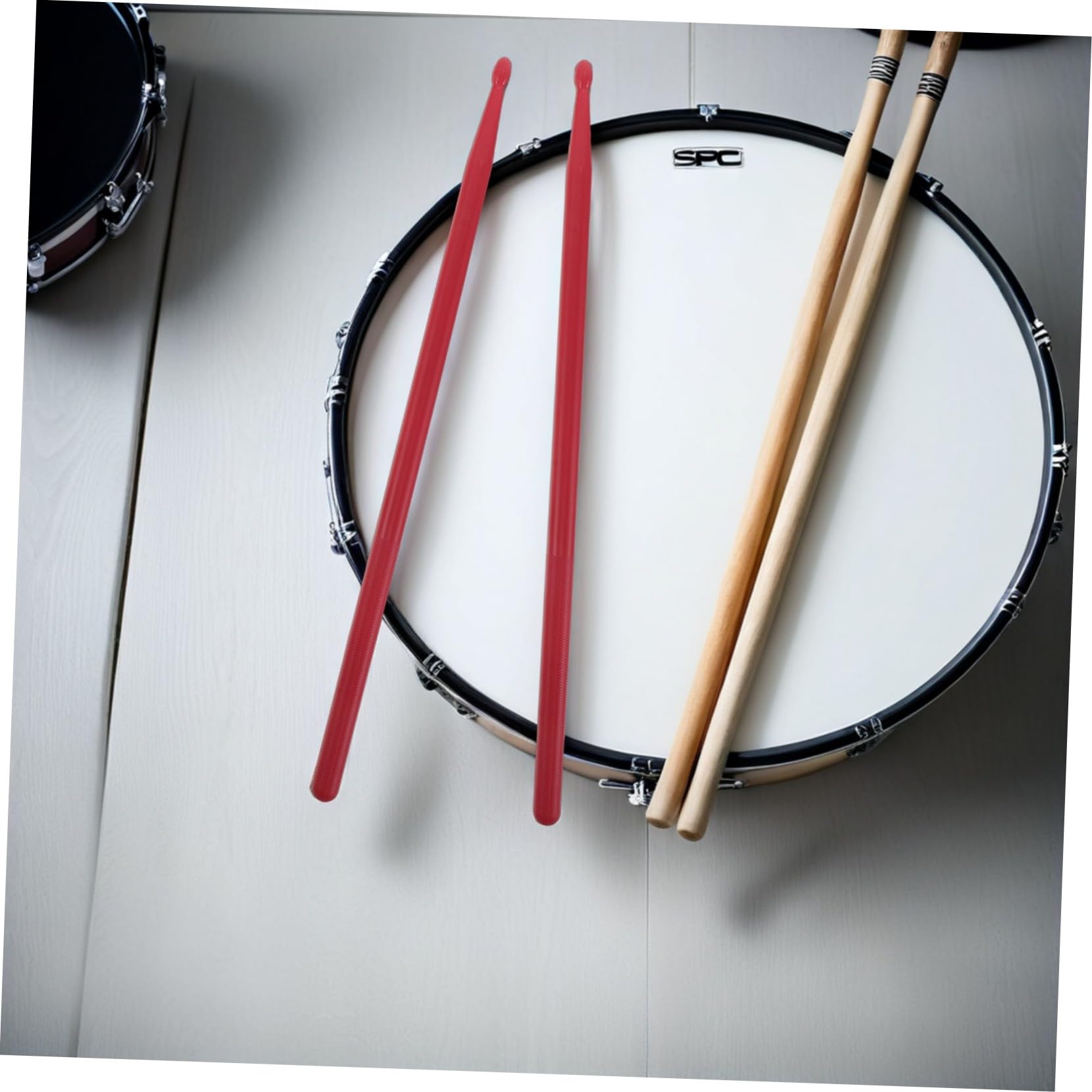 Mikinona Set de Baguettes de Percussion Paquet de Rangement Baguettes de Batterie Balais de Tambour et Accessoires pour Batteurs Professionnels