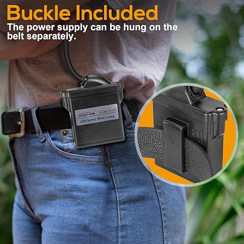 Miniatura 10 de Huntinhg Friends KL6M(H) 18650 - Lámpara LED para minería (resistente al agua, a prueba de explosión, 1 + 2 ledes)