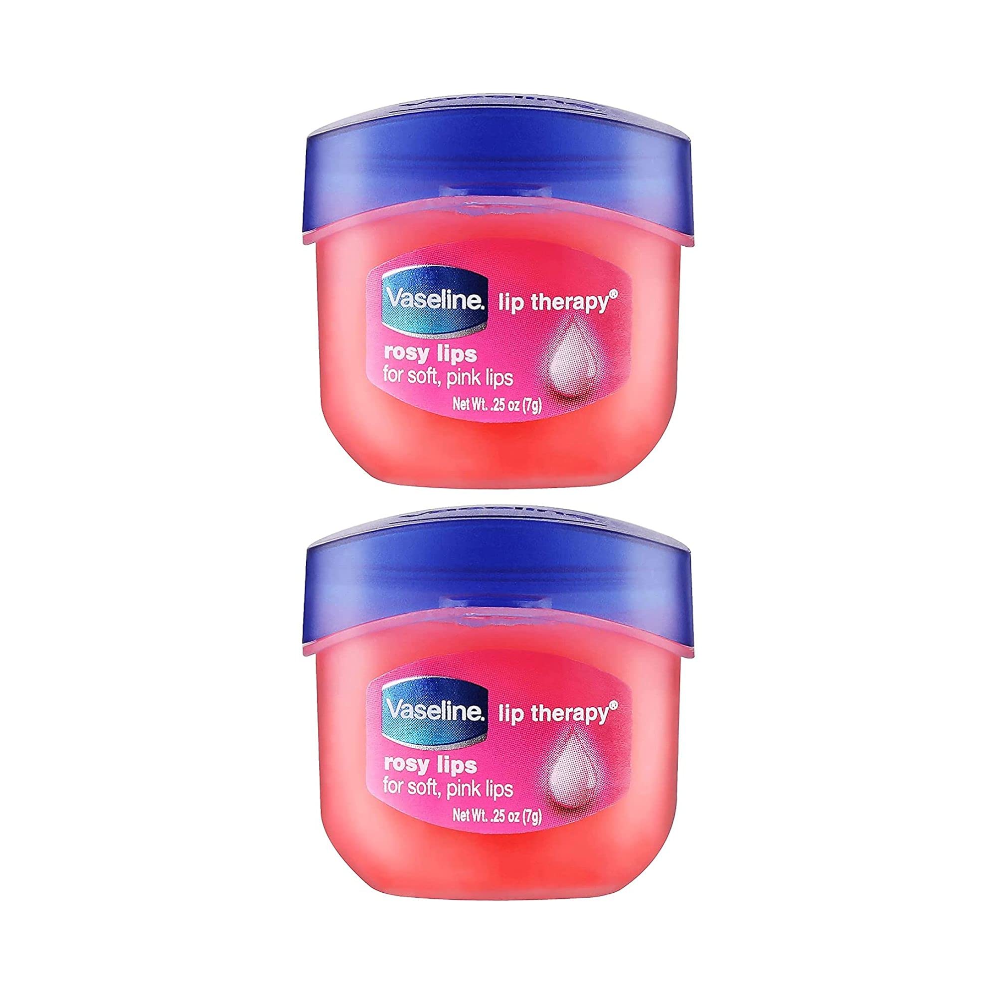 Vaseline Lip Therapy Rosy Lips | Tinted Balm for Soft Pink Finish | 72Hr Moisturization | Rosy Floral Fragrance | 7g (Pack of 2)-picture-20
