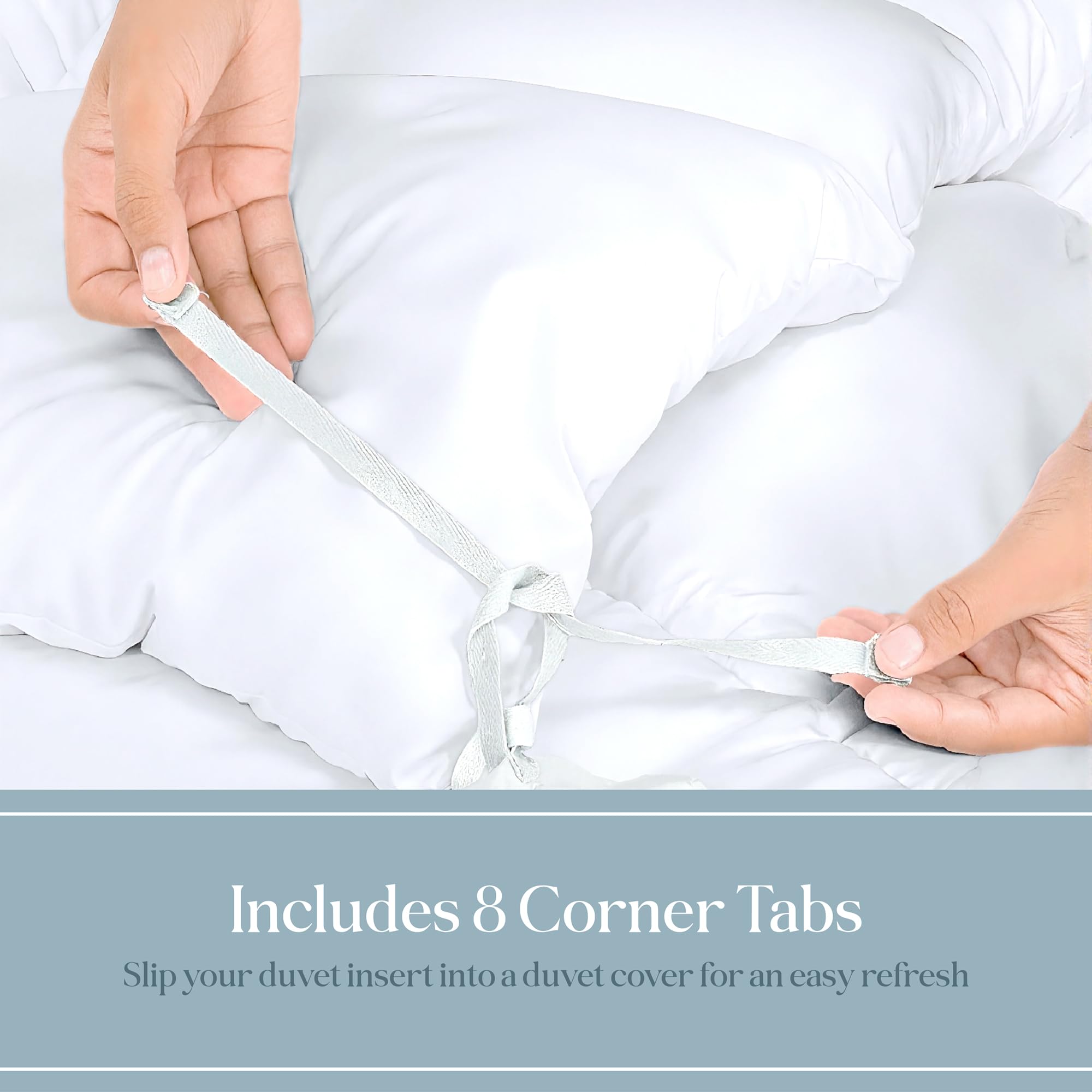 ROYALE LINENS Inc Microfiber Comfoter White Queen