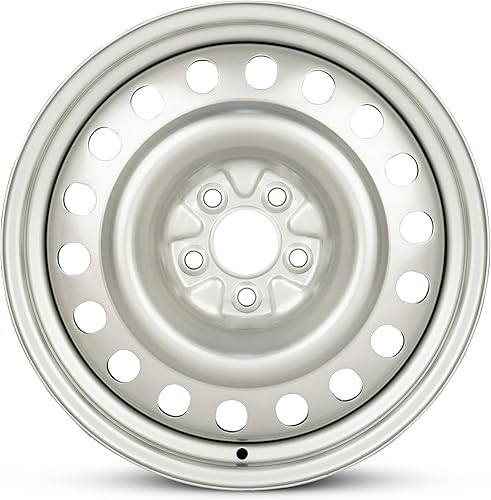 Miniatura 1 de For 22-23 Ford Maverick 17 Inch Silver Painted Steel Rim - OE Direct Replacement - Road Ready Car Wheel