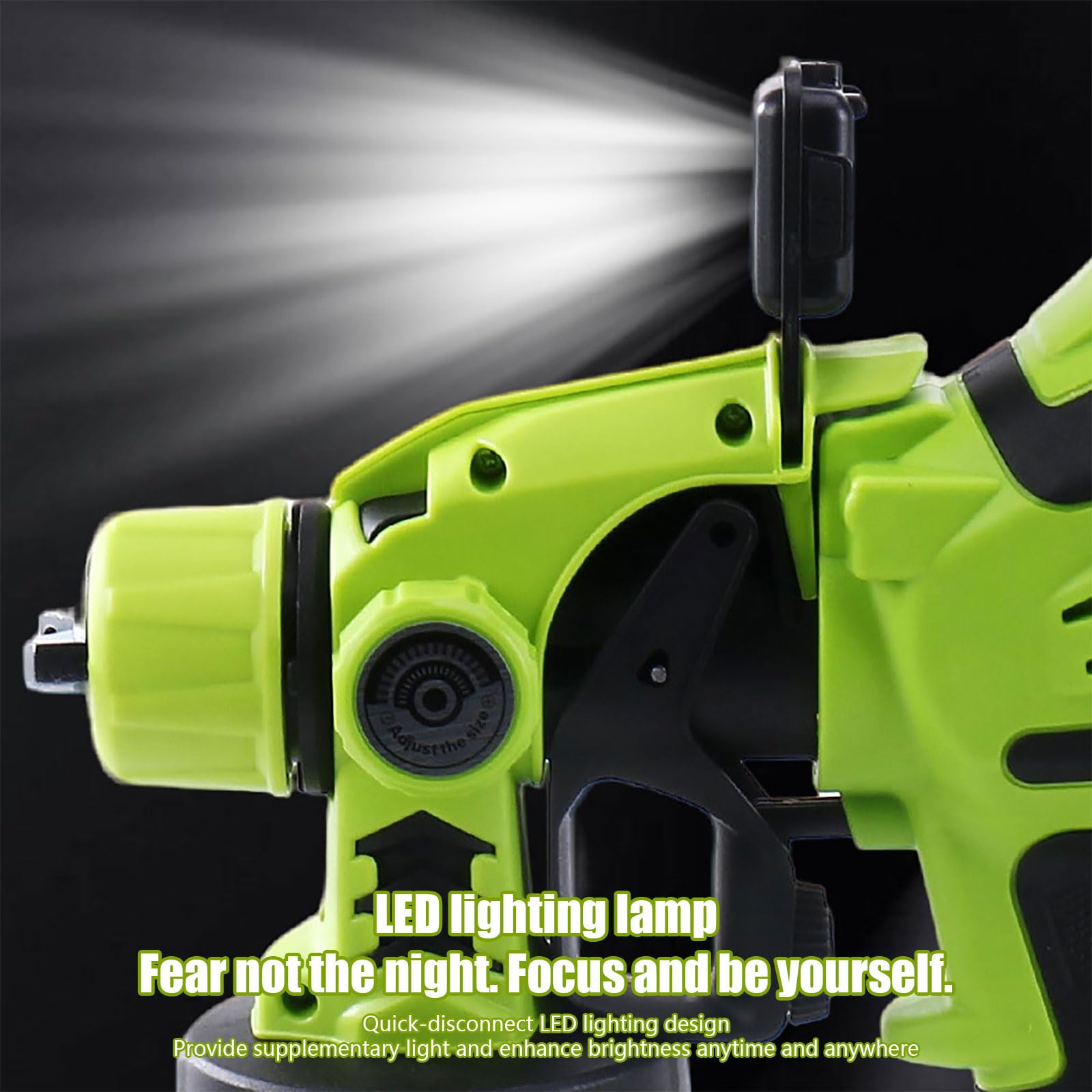 650W Cordless Elettrico Spruzzatore HVLP Vernice Spruzzatore Auto Mobili Rivestimento in Acciaio Aerografi Capacità 1400mL Vernice Elettrica Cordless