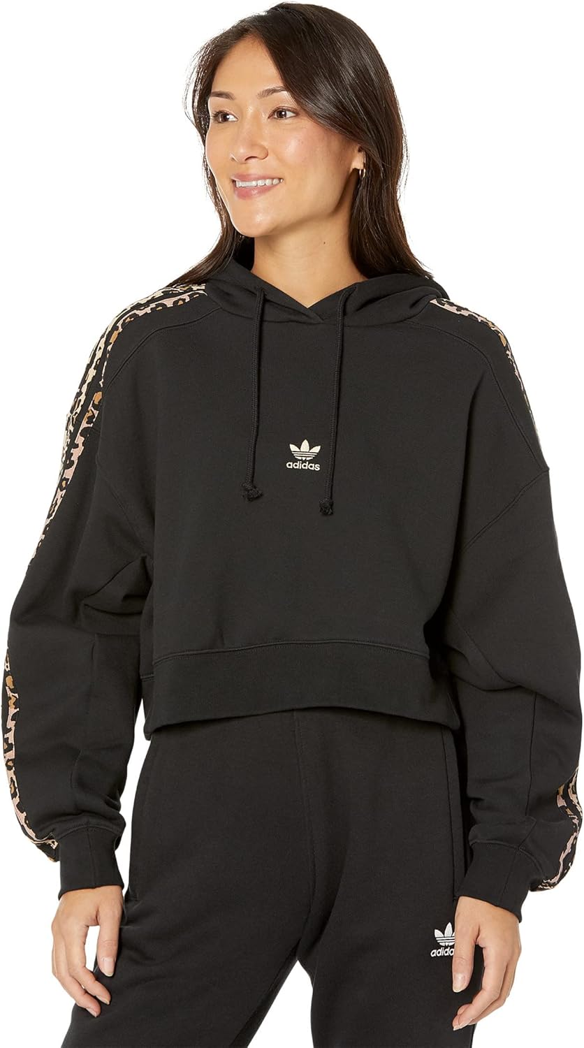 sudadera con capucha con logotipo para mujer de adidas Originals