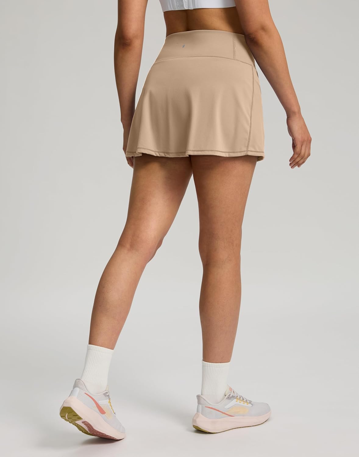 Soothfeel Tennis Skirts for Women 14.5" High Waisted Golf Skirt with Shorts Pockets Workout Athletic Skorts for Woman