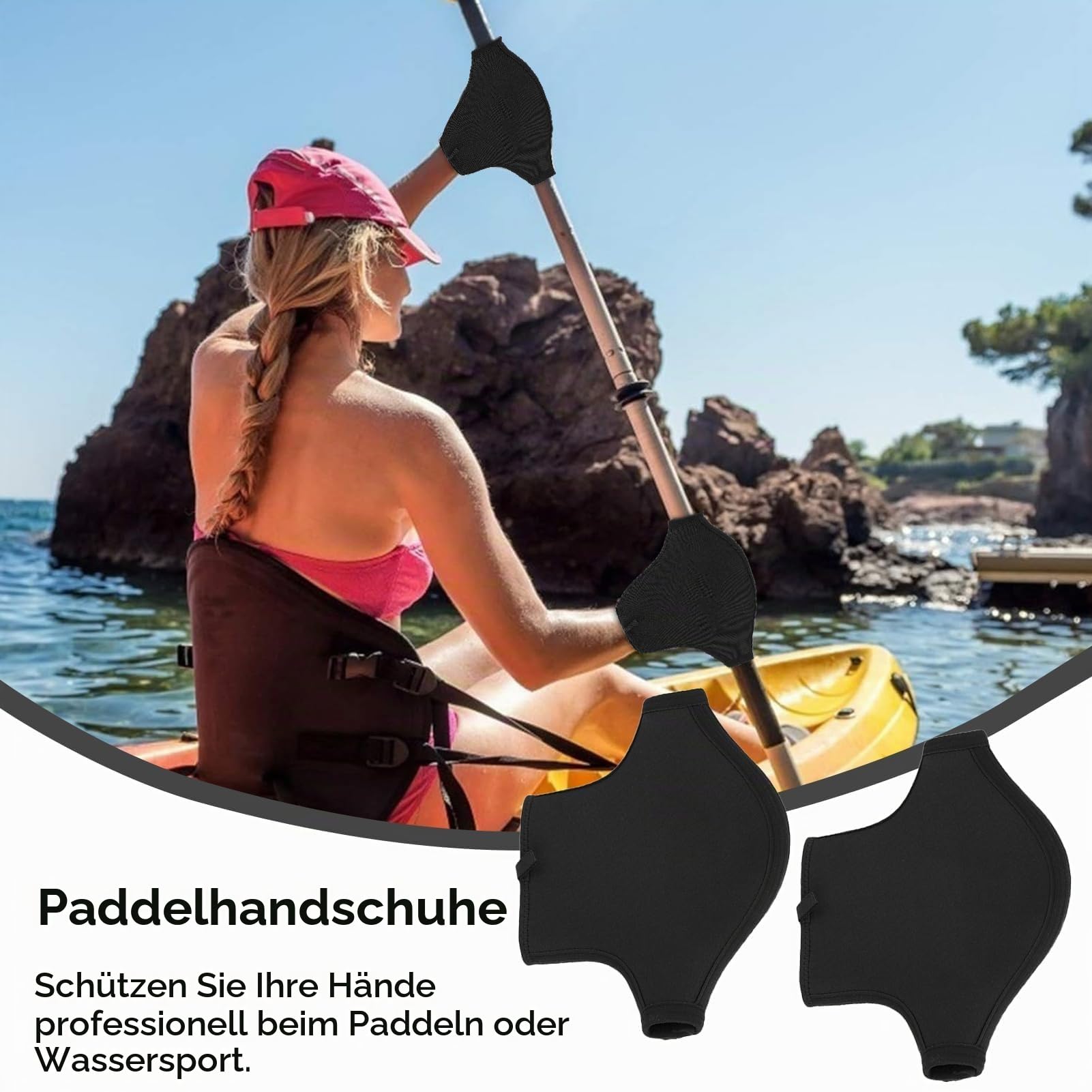paddeln handschuhe Kajak Paddel Handschuhe, 1 Paar Wasserdichte Neopren Canoe Kajak Paddle Mitts Schwarz Sports Segelhandschuhe Ruder Gloves Kajakhandschuhe für Kanu-Paddel Rafting Wassersport Rafting Angeln Sport & Freizeit Rod Length:9Ft/2.74Mt Bendix AR200398 Cummins Holset condition:Factory New