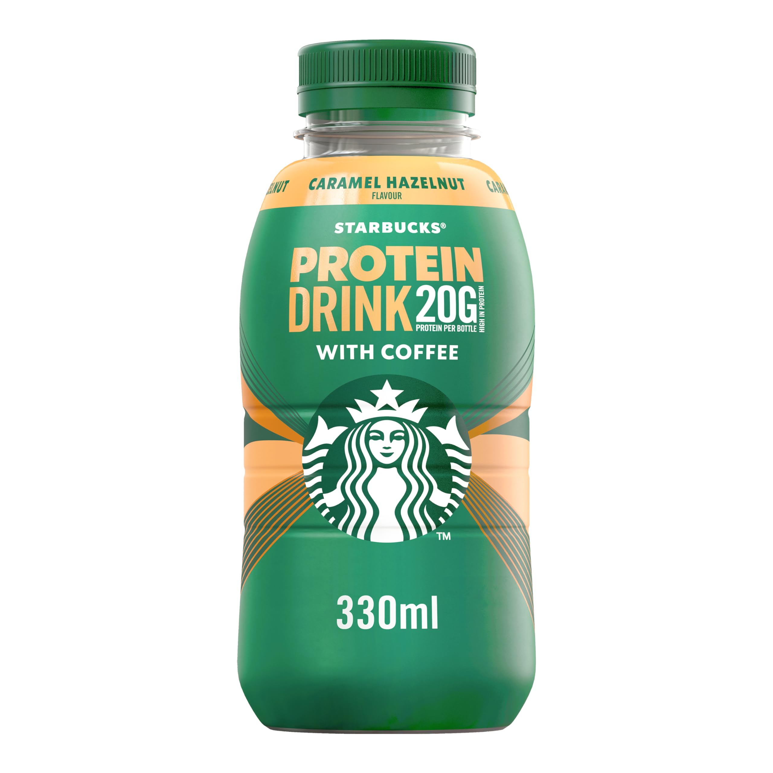 Starbucks Protein Caramel Hazelnut Eiskaffee | 8x 330ml | 20g Protein | kein Zuckerzusatz* | ideal für unterwegs oder nach dem Workout