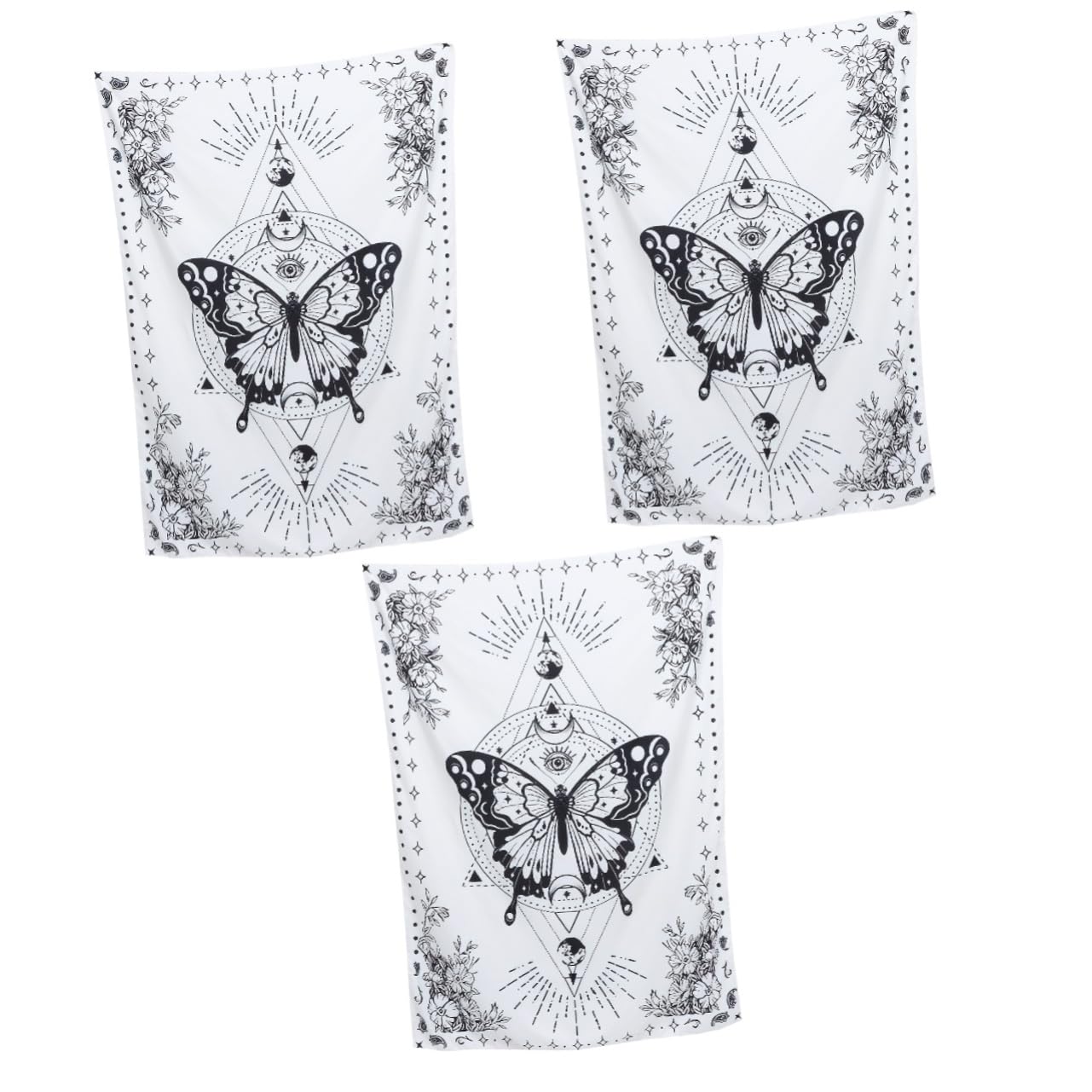Tenture murale boho Zerodeko de 3 pièces pour décoration chic de chambre - 8