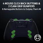 Razer Wolverine V3 Pro 8K PC Contrôleur de jeu sans fil: 8000 Taux de sondage Hz - TMR Poutrelles avec bouchons swappables - Jusqu'à 36 Batterie Hr - 6 Boutons remappables - Déclencheurs rapides - Dossier - noir