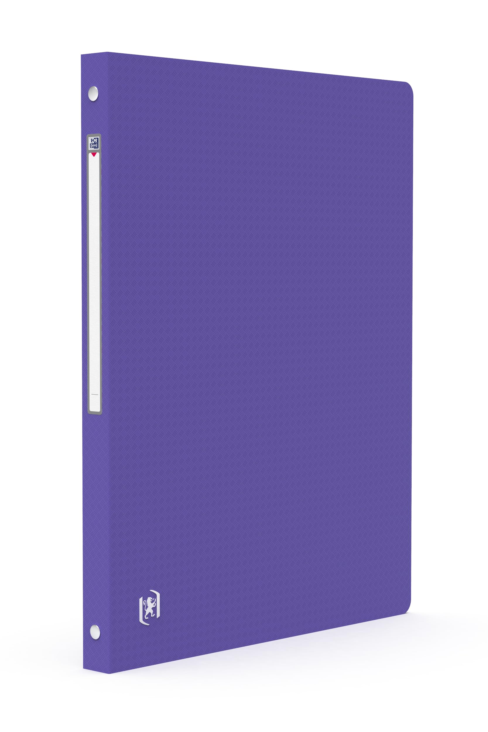OXFORD Memphis - Raccoglitore formato A4, dorso 20 mm, 4 anelli rotondi, copertina in polipro, colore: Viola