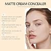 Pimby-Foundation, Soft Matte Cream Concealer 8 Shade Fade Palette, with Applicator Waterproof Full Coverage Cream for Blemishes & Cover, Long-Lasting Lightweight Formula Safe (Medium color)