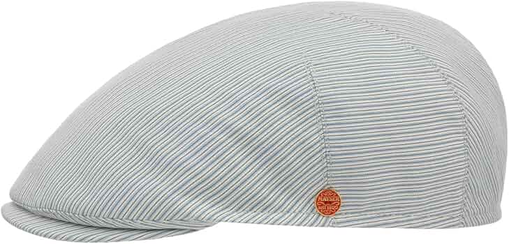 Cappello Newsboy In Vera Pelle - Berretto Piatto Uomo Regolabile Per Stile Classico - Foto 4