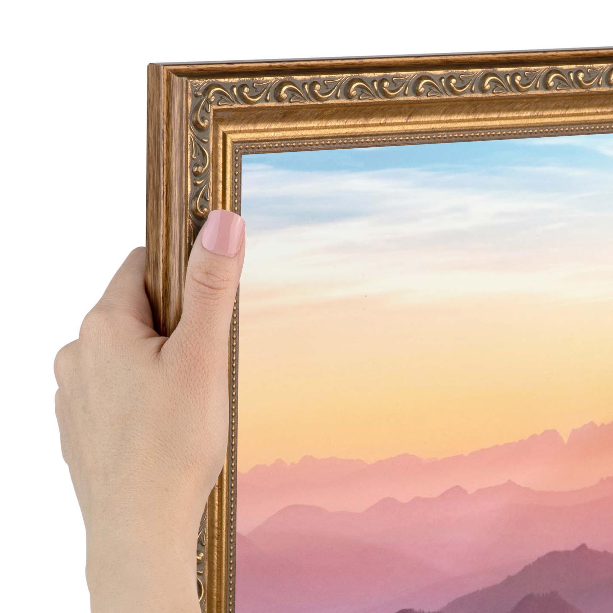 ArtToFrames 10x30 Dark Gold Picture Frame