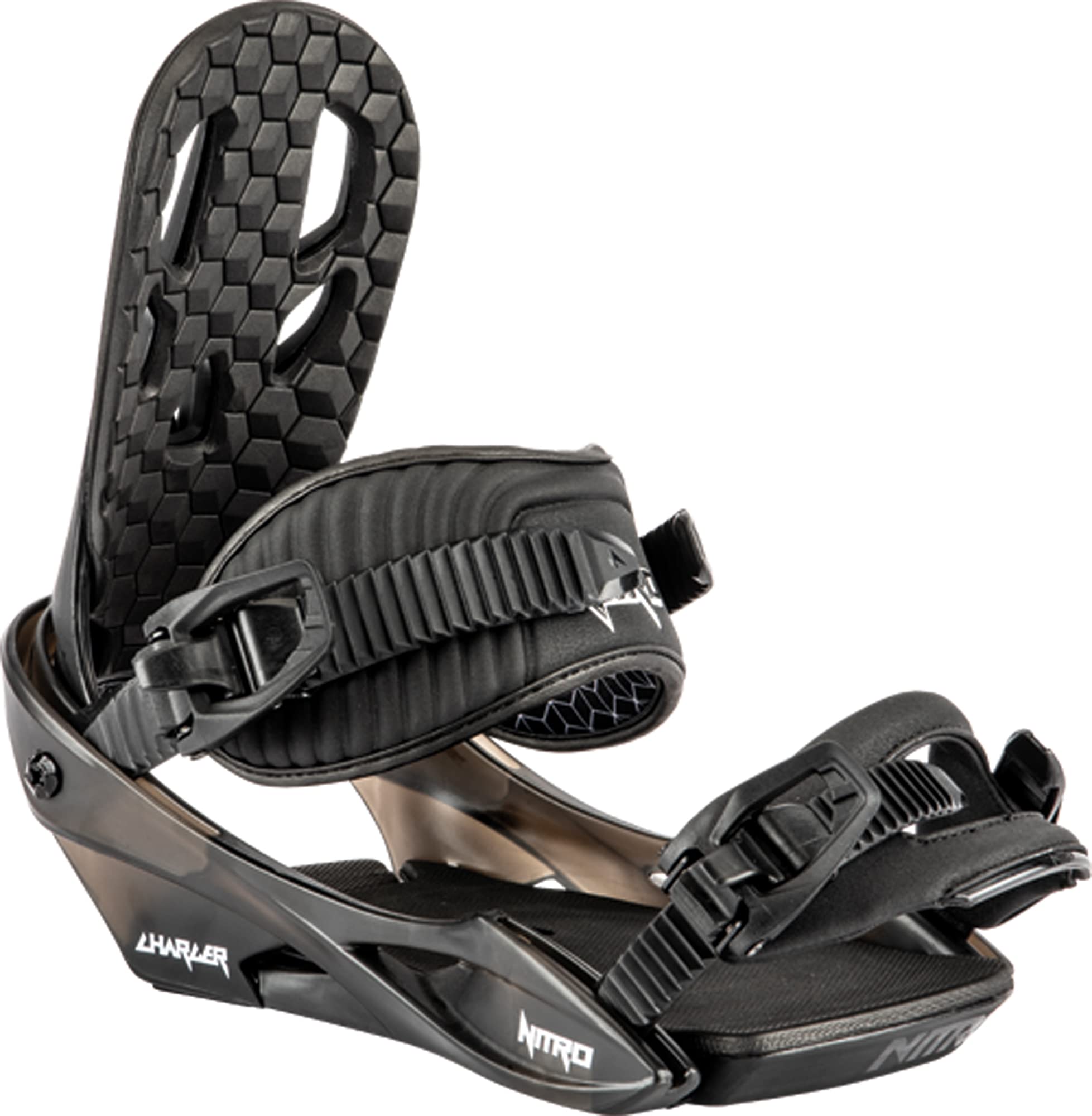 Nitro Unisex Youth Charger BDG (Polybag) ´22 Snowboard Binding, Black, M
