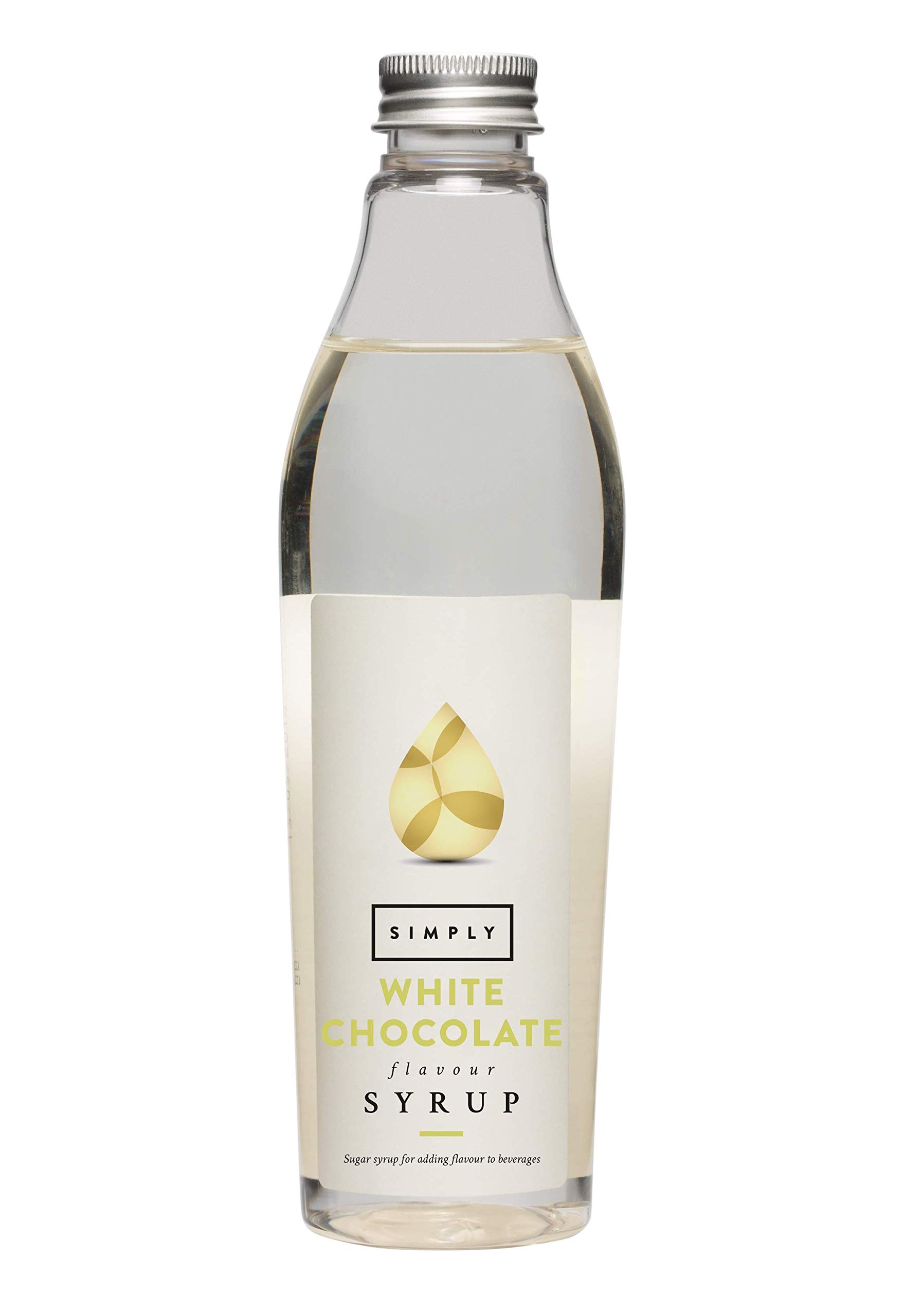 White Chocolate Syrup, Vegan & Nut Free Flavoured Syrup for Coffee, Cocktails & Baking (250ml)