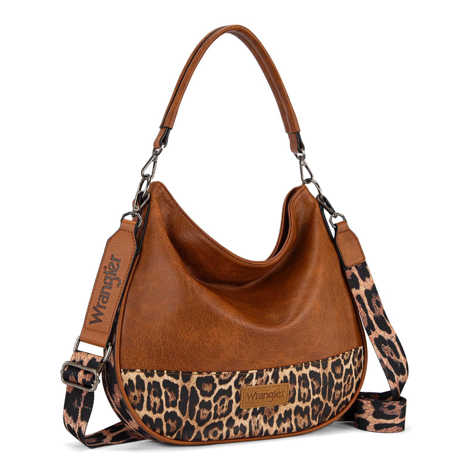 Wrangler Hobo Bag with Cow Print