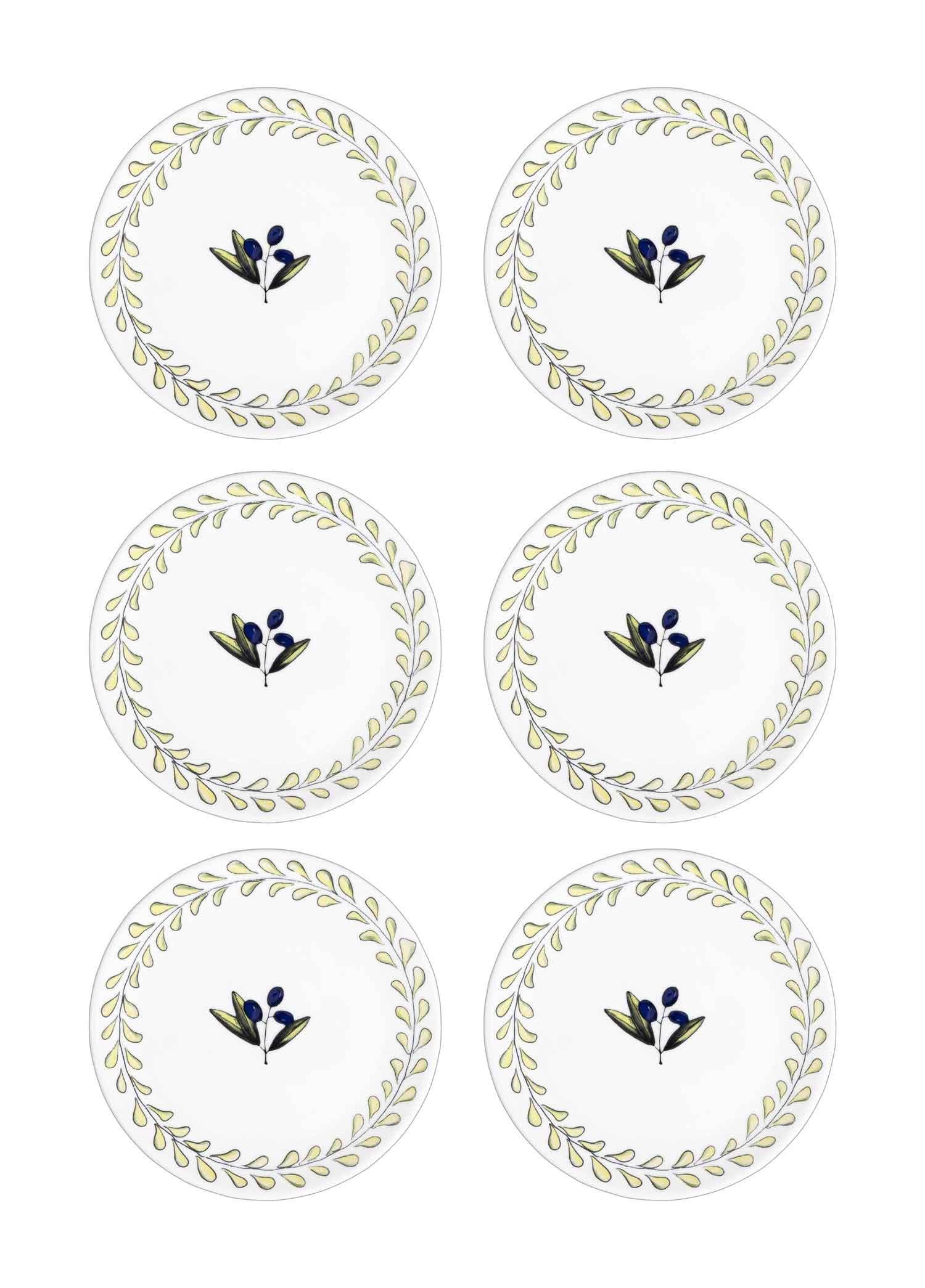 [marka] Olivos Yemek Tabağı 6lı Set 20 cm OVS0012