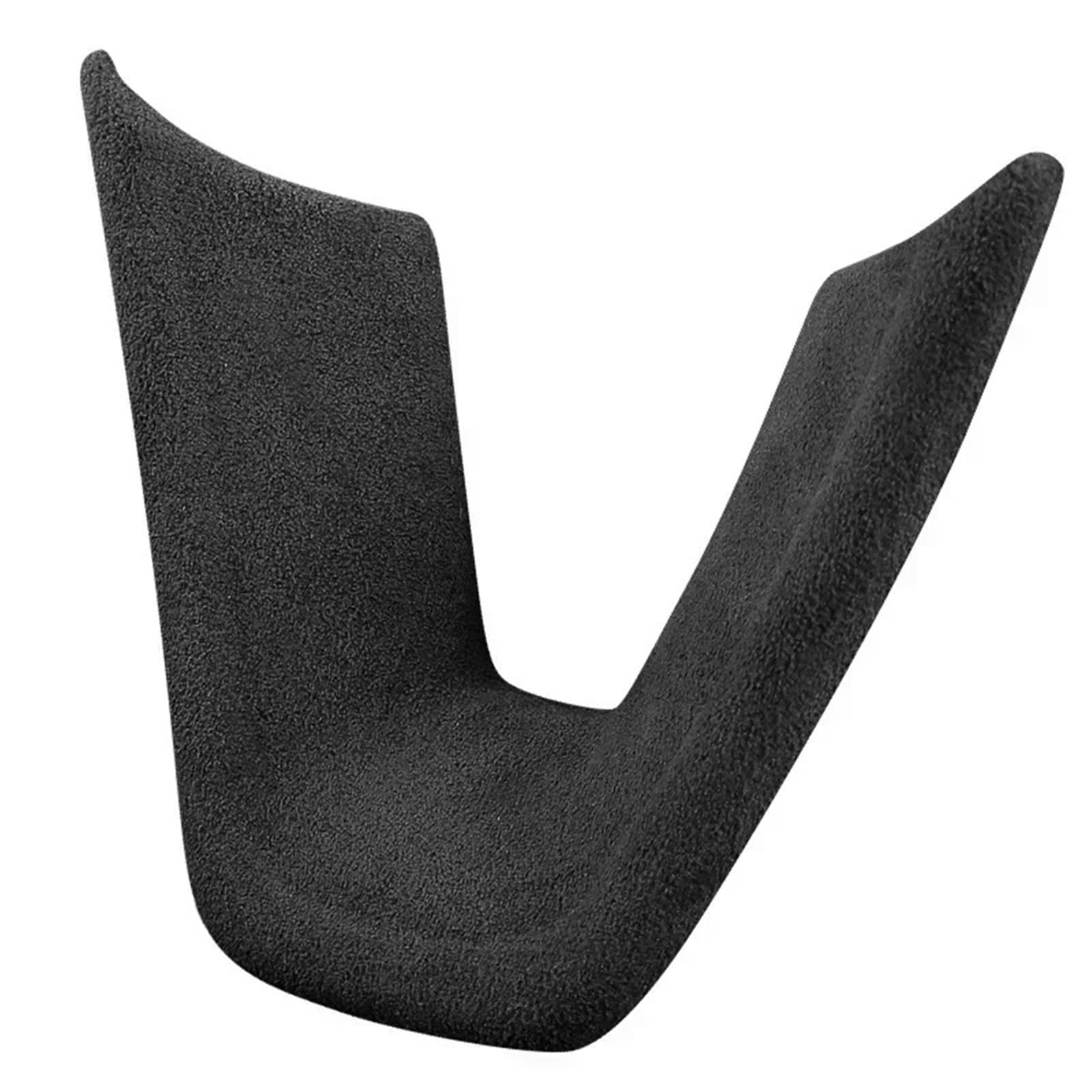 KUWAYO Suede Trim Stickers for T-e-s-l-a Model Y Launch/Model 3 Highland 2025 Steering Wheel Panel Patch Stickers Accessories(Bright Carbon Fiber)
