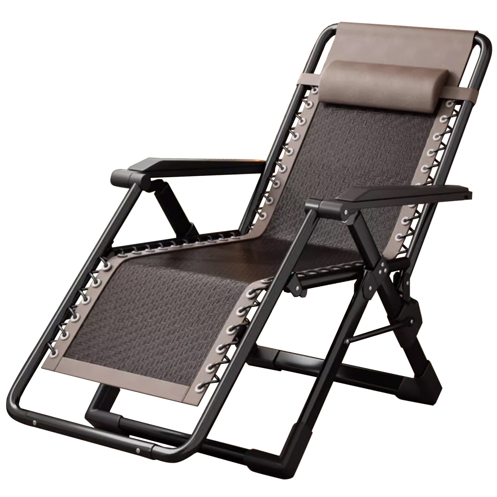 Chaise de relaxation pliante pour soulager le dos au jardin