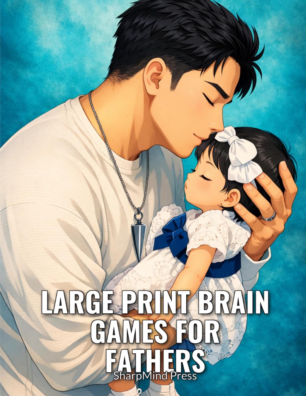 Large Print Brain Games for Fathers: 75 Mixed Large Print Puzzles With Full Solutions — Word Search, Sudoku, Mazes & More