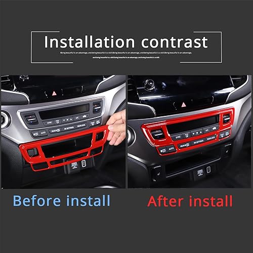 Miniatura 4 de Cubierta de botón de modo de aire acondicionado de consola central para Honda Pilot 2016-2022/Honda Ridgeline 2017-2023/Honda Passport 2019-2023